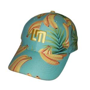 Loudmouth Come To Play Golf Strap Back Hat‎ All Over Banana Print Adjustable